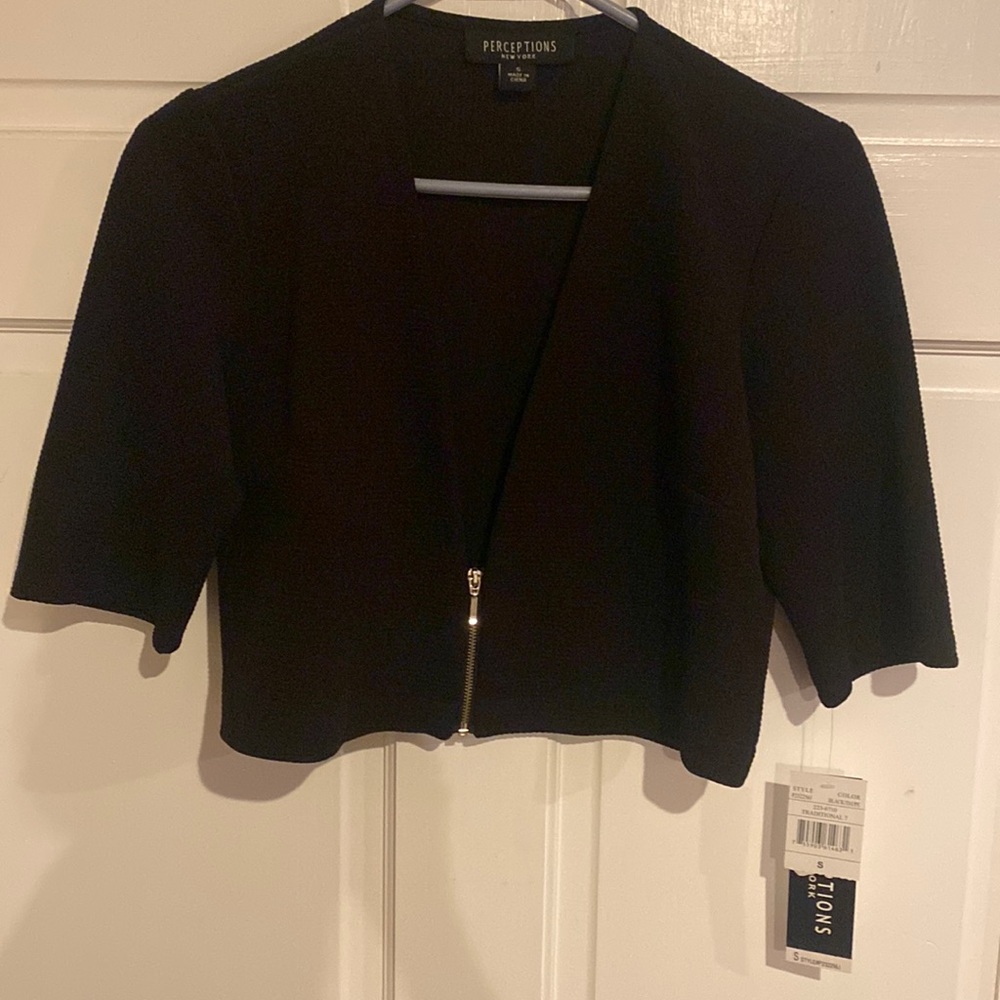 Black Crop Jacket